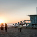 long beach image with two passanger from la Vip car service